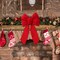 Set of 12 Vibrant Red Wired Bows | Perfect for Holiday Gifts, Wreaths & Party Decor | Easy to Shape & Durable for Multiple Seasons | Festive Christmas Decoration - 2024 Christmas Collection, Floral Home by Artificial Flowers